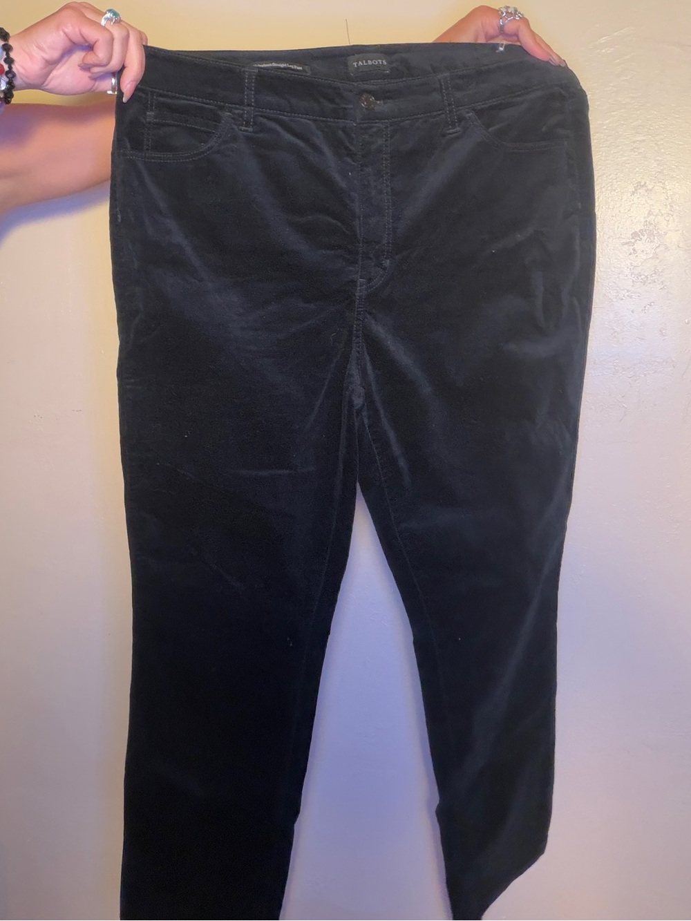 Talbots Velveteen Straight-Leg Pants